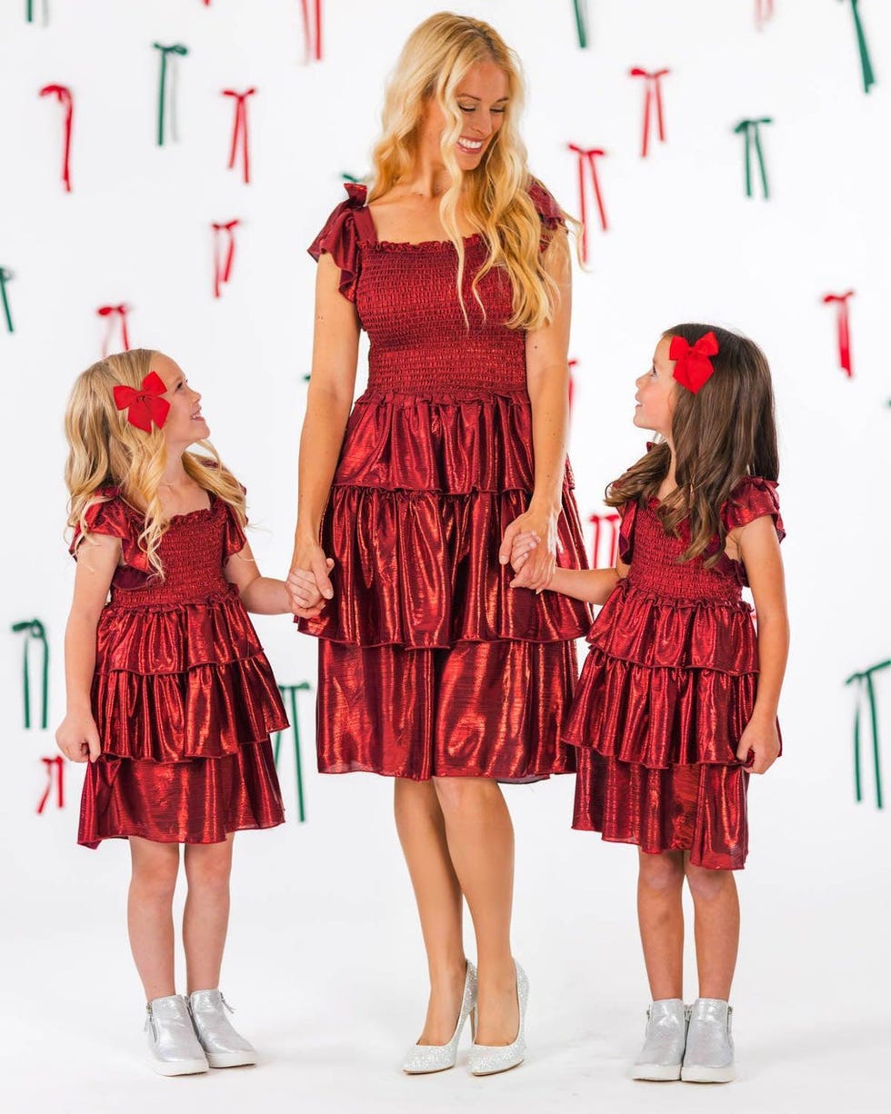 Mom & Me Metallic Dress