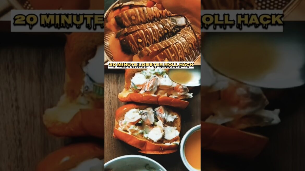 20 MINUTE Lobster Roll Hack ! Recipe #lobster #recipe #chefrajusingh