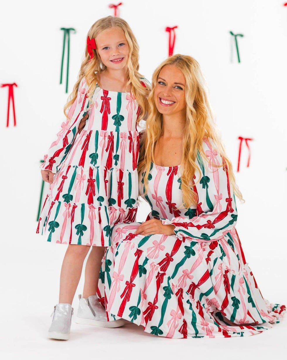 Mom & Me Christmas Bows Dress