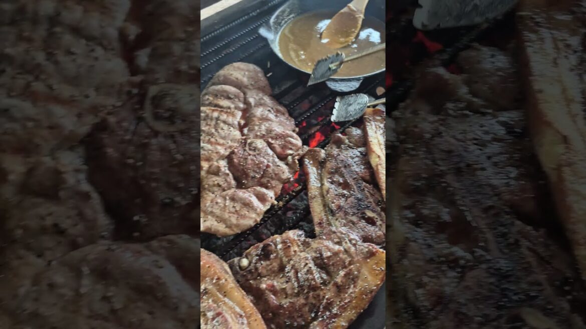 Pies that SHOULD BE "garage pies" (New series) Honey mustard grilled pork chops & sweet potato pies.