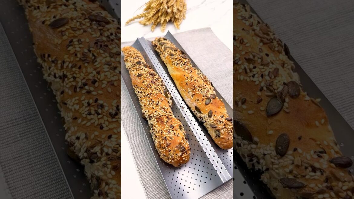 Baguettes - best recipe! NO KNEAD! #bread #recipe  #homemade #easy  #baking #baguette