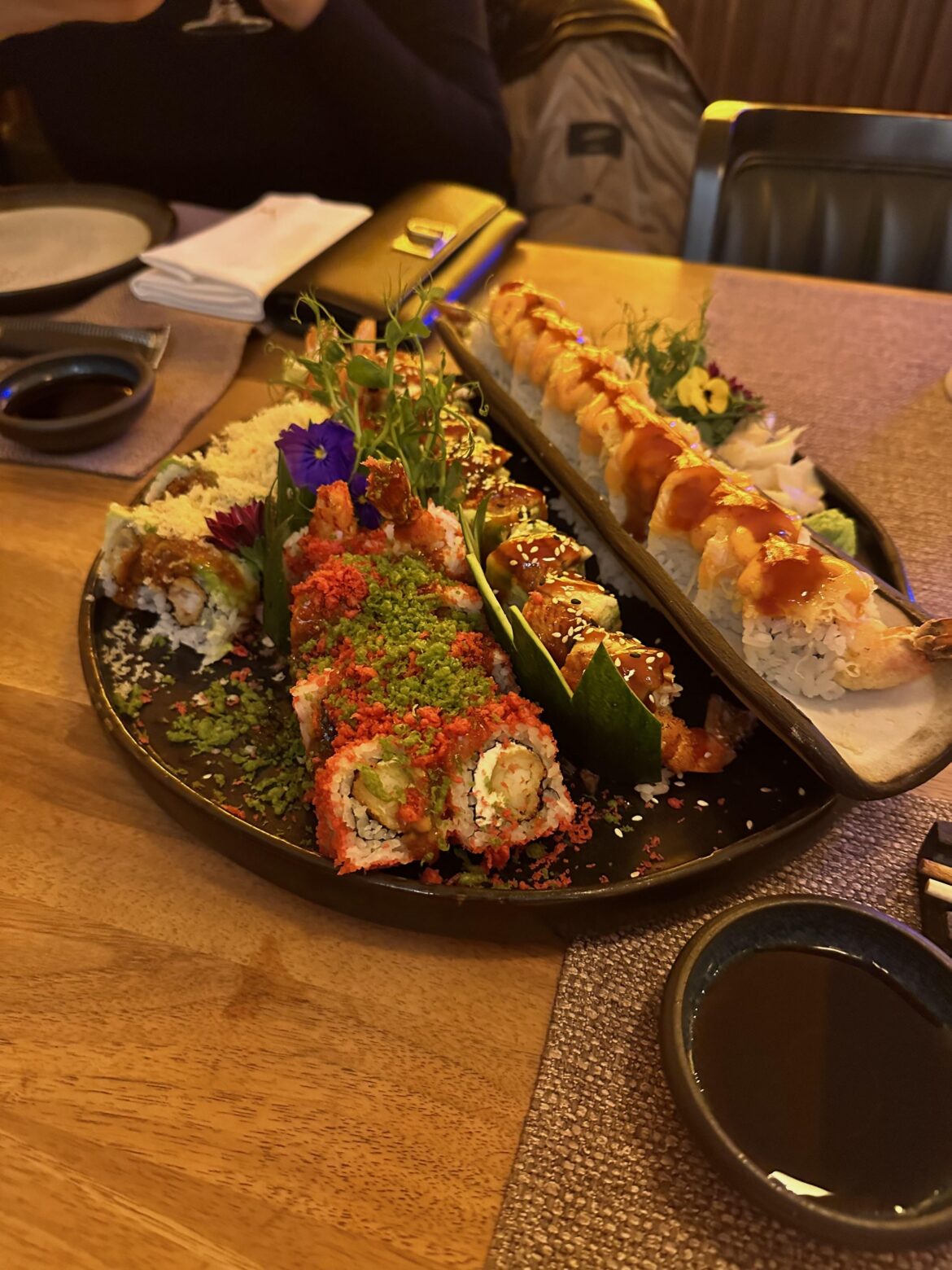 Dragon roll was the BEST, just look at this plate pure perfection