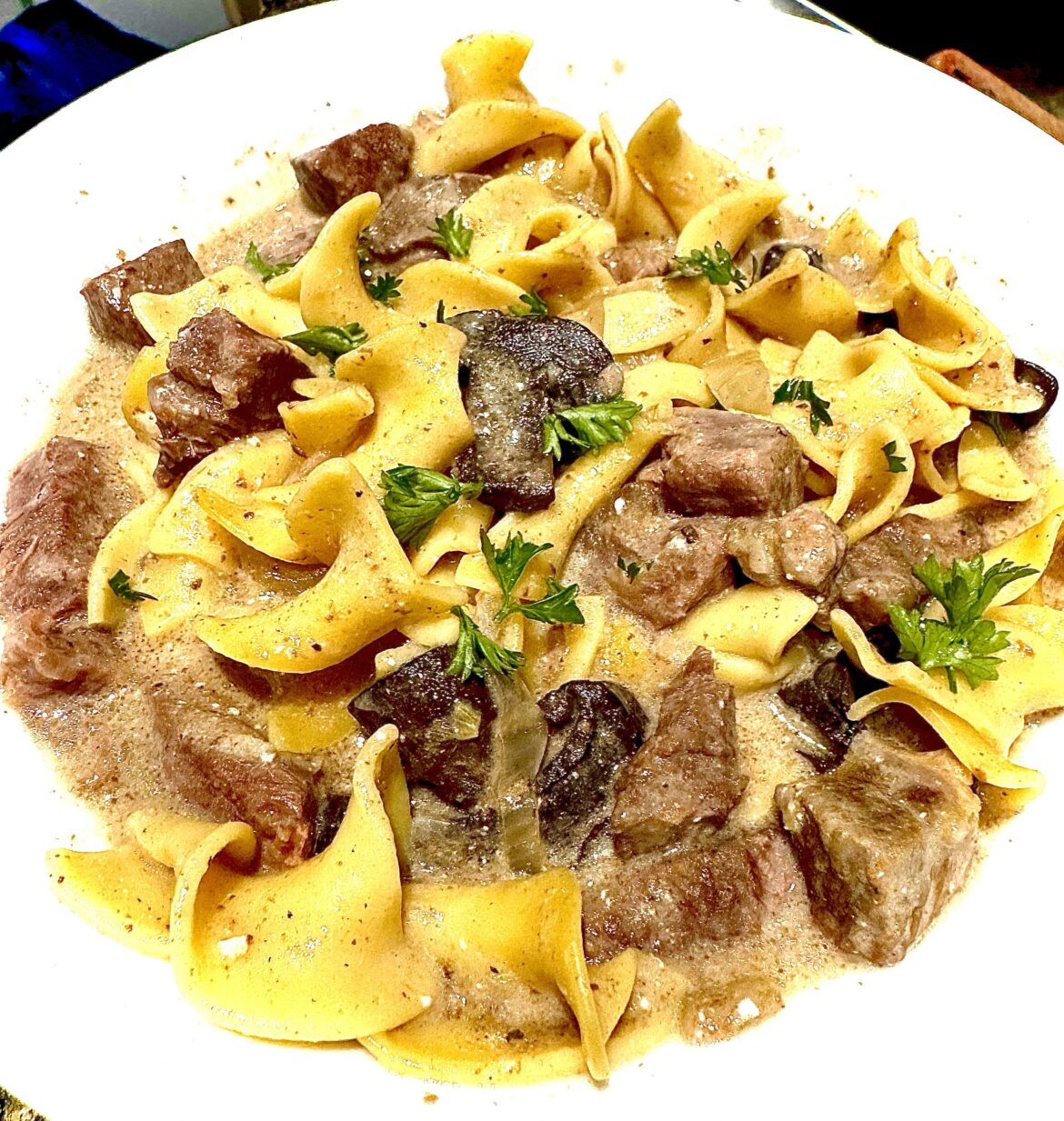 Beef Stroganoff in Crockpot