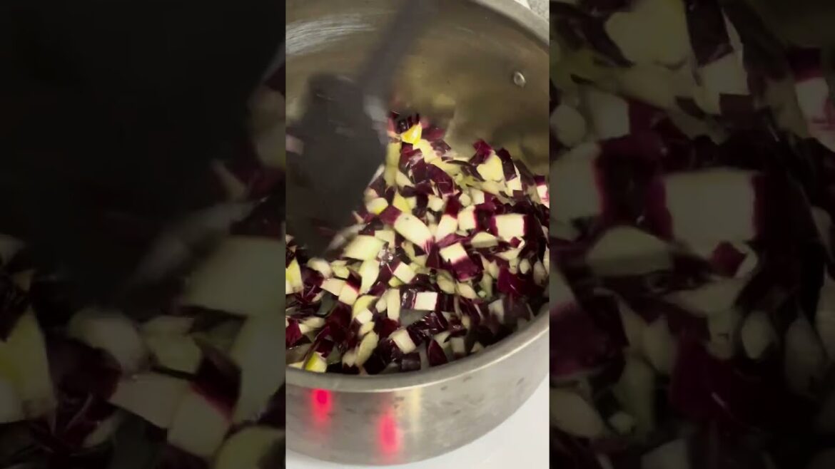 RISOTTO AL RADICCHIO: CREMOSO E GUSTOSO