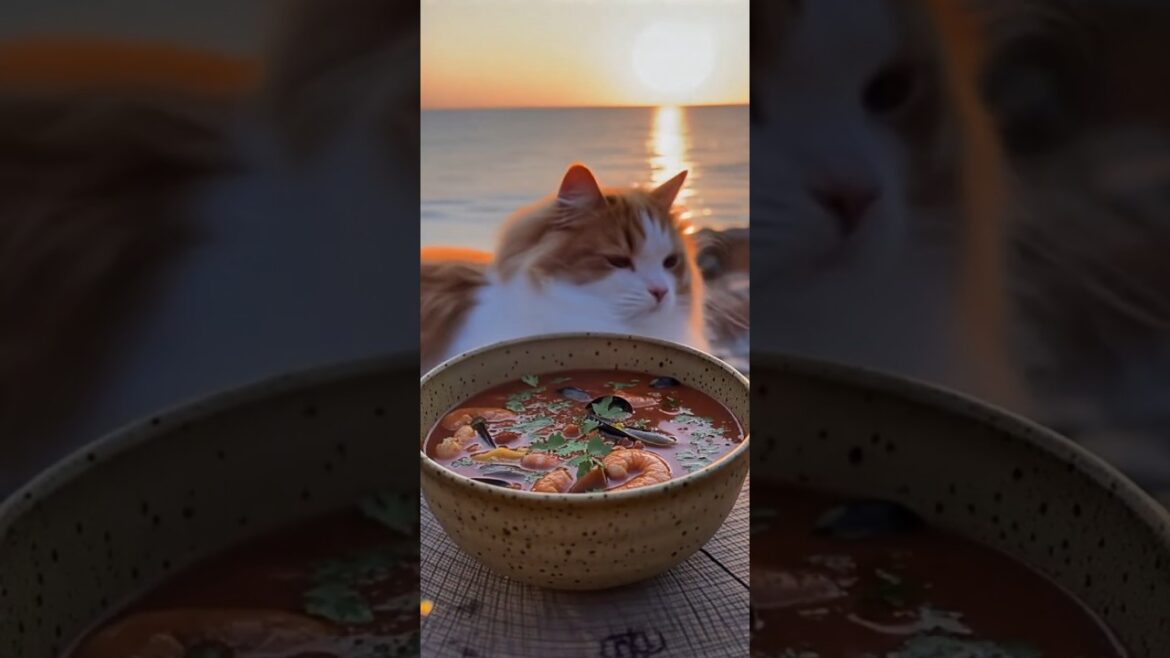 ASMR Outdoor Cooking Cacciucco Seafood Soup