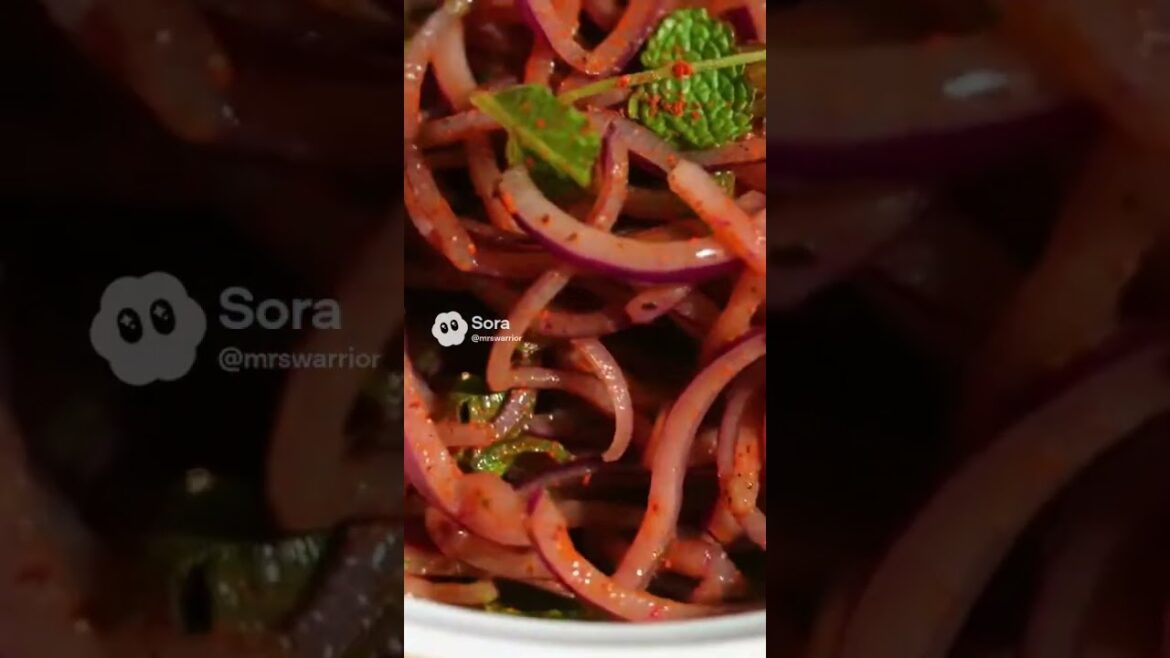 Turkish sumac onions