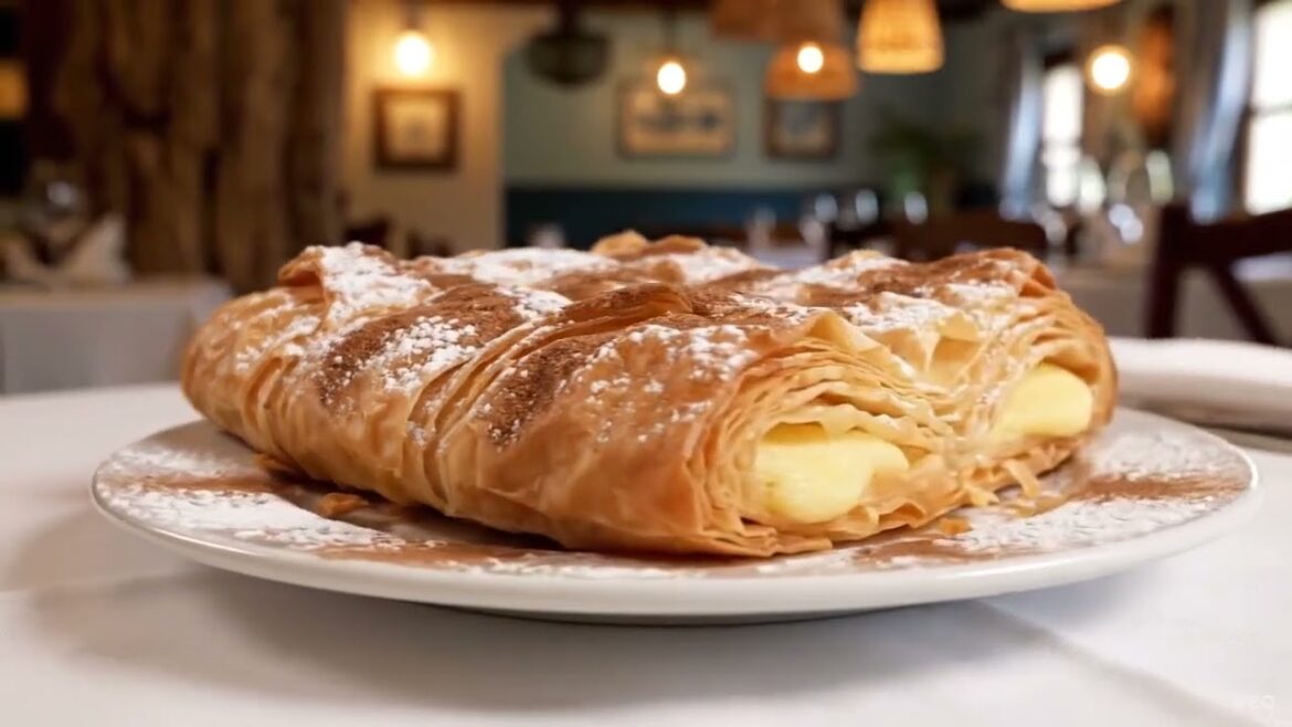 Traditional Greek Bougatsa
