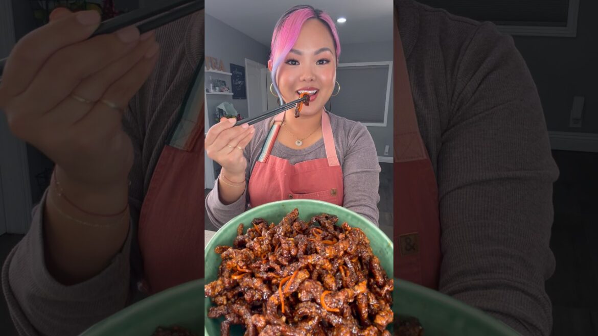 Crispy Shredded Beef #recipe #cooking #recioe