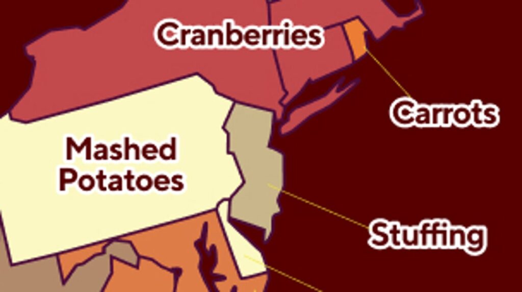 Top Thanksgiving Side Dishes In Each US State