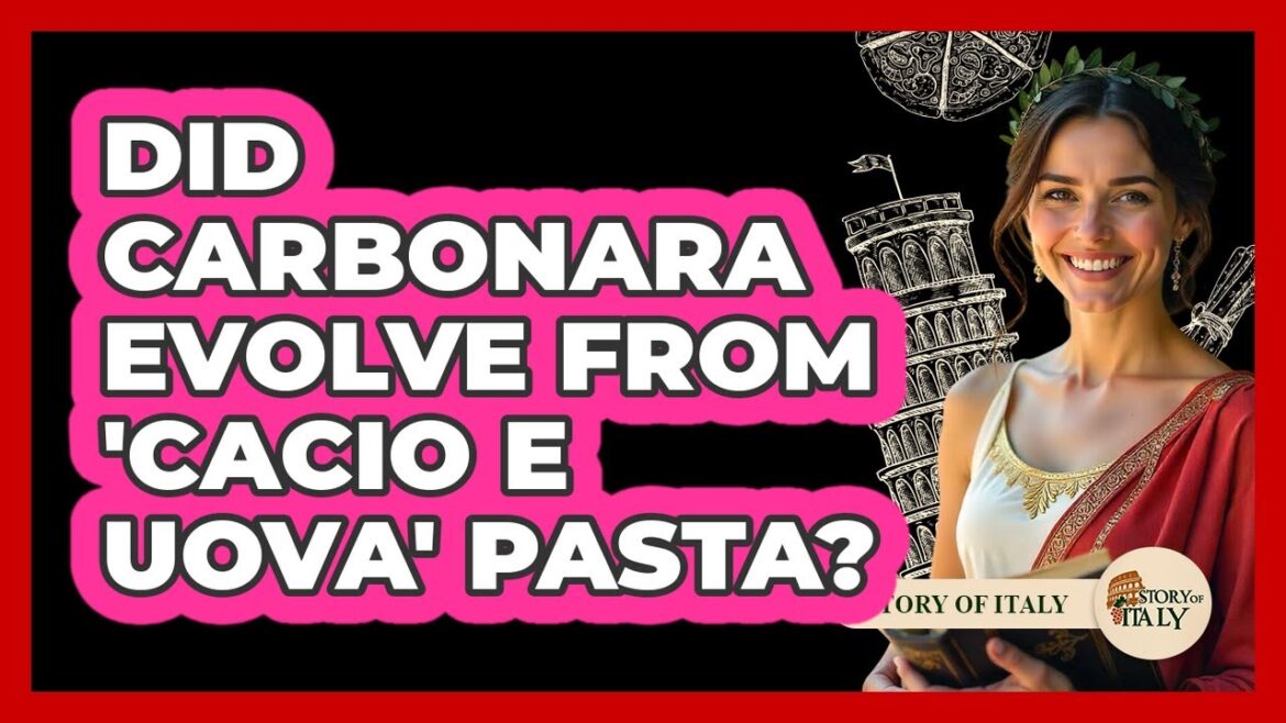 Did Carbonara Evolve From ‘cacio E Uova’ Pasta? – Story Of Italy Did Carbonara Evolve From 'cacio E Uova' Pasta? - Story Of Italy