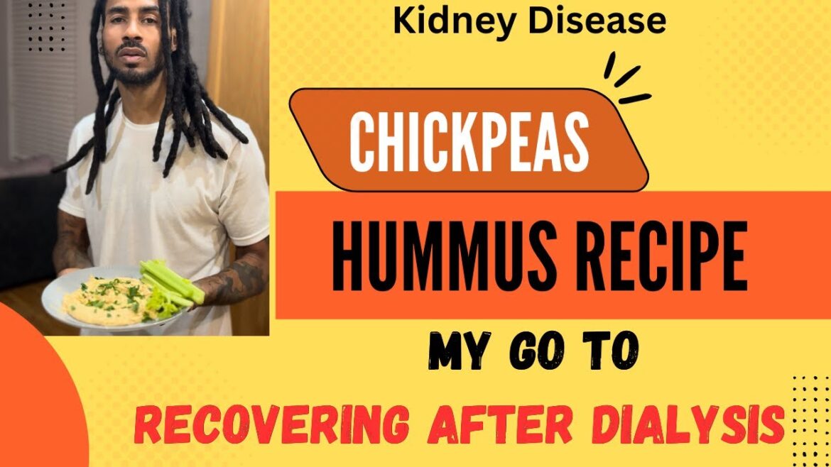 Kidney-Friendly Hummus Recipe | Easy Homemade Chickpea Snack.