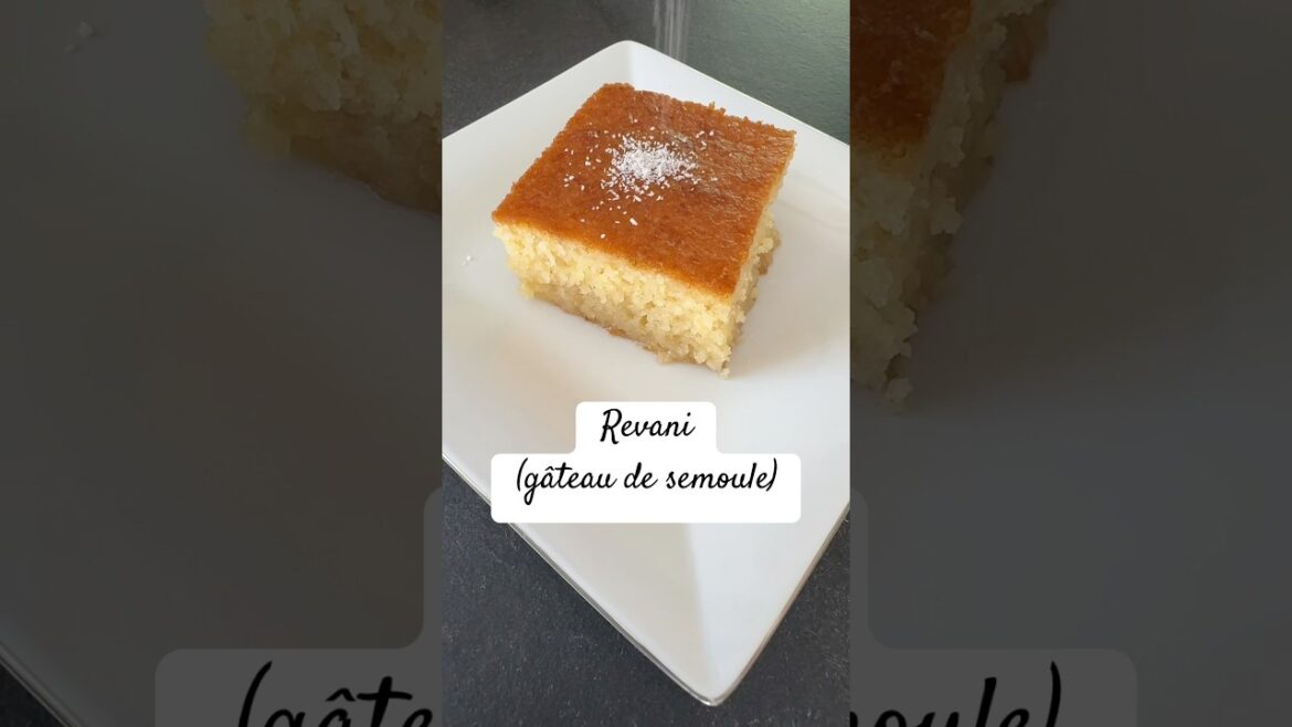« Revani » gâteau de semoule imbibé au sirop #cuisineturque #recettefacile #revani #dessertfacile « Revani » gâteau de semoule imbibé au sirop #cuisineturque #recettefacile #revani #dessertfacile