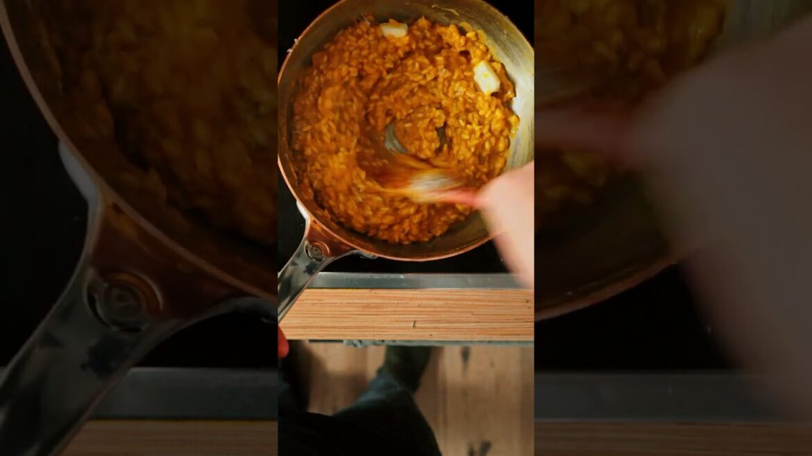 Homemade pumpkin risotto.  #comfortfood #pumpkin #risotto