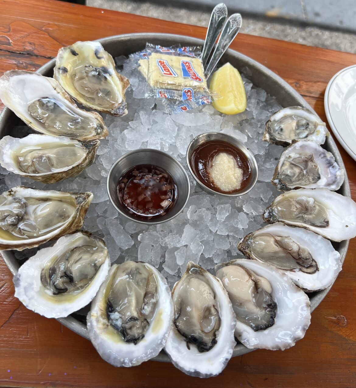 Oysters for lunch