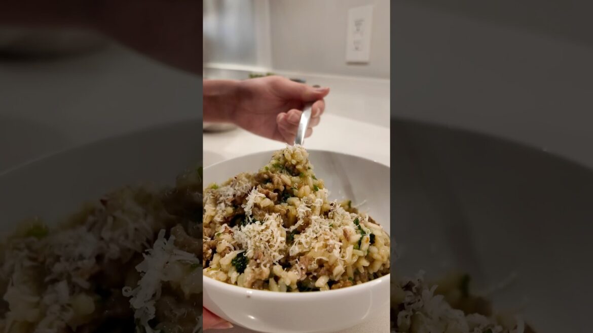 How to Make Italian Sausage Risotto