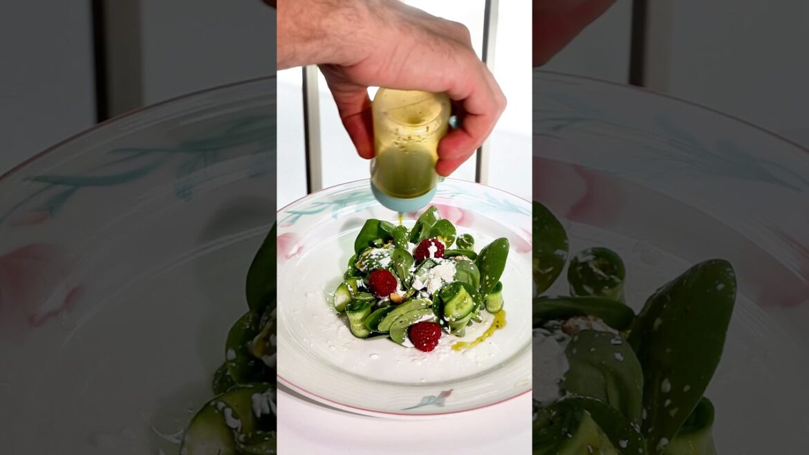 Turkish Purslane Salad & Yogurt Granita #turkishfood #shorts #viral