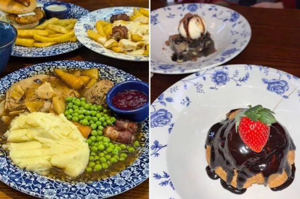 Wetherspoon Christmas menu