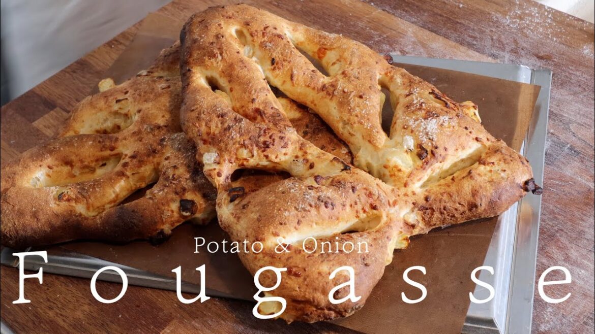 여름 감자로 만든 바삭한 푸가스! | Fougasse recipe