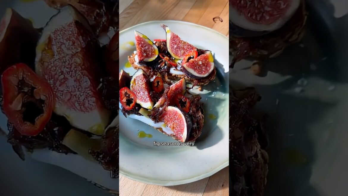 Figs on toast are a dreamy easy lunch!