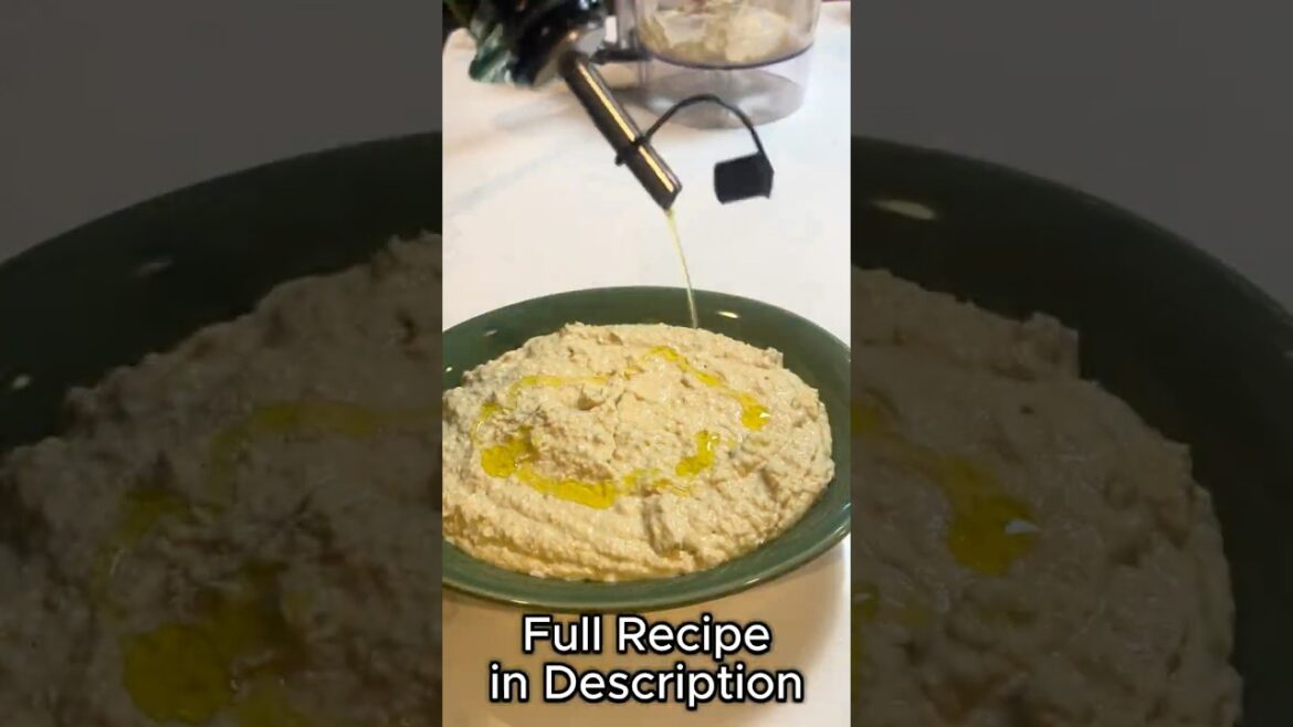 Skip the Store-Bought! Homemade Hummus Recipe #hummus #shorts #homemade