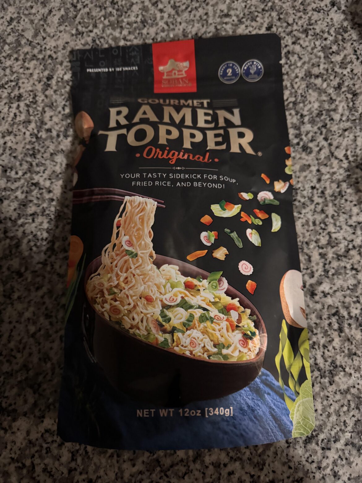 Saw this at Costco and had to try it. I’m sure it’ll elevate the instant cup noodles or something