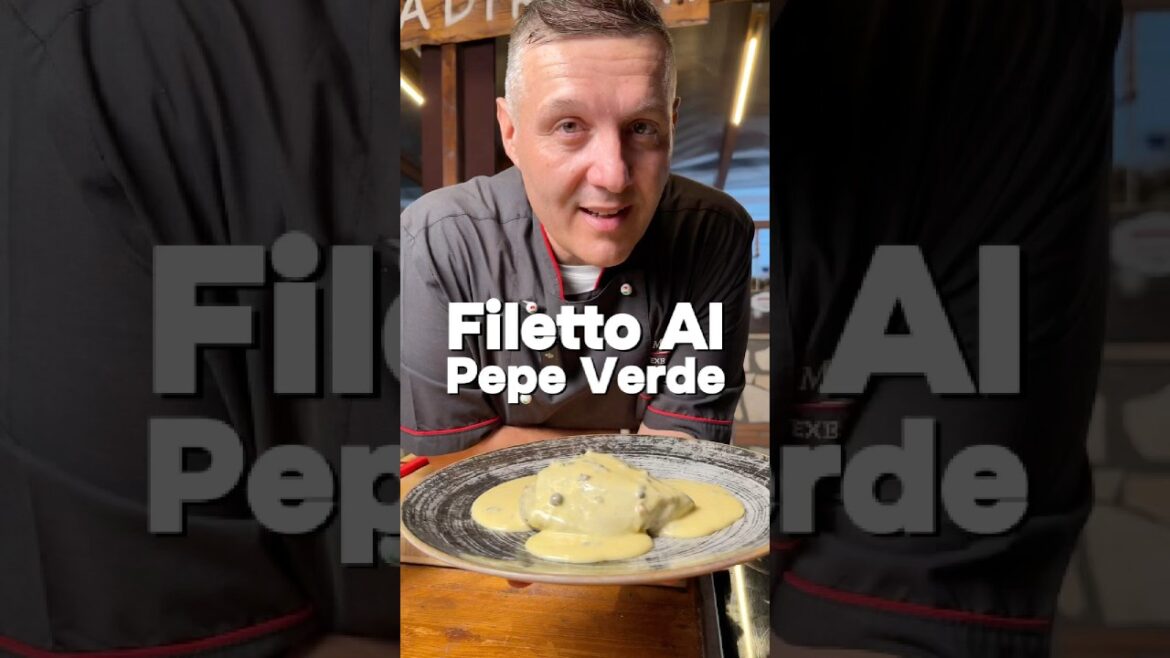 FILETTO AL PEPE VERDE #filettoalpepeverde #filettodimanzo #chefrufini FILETTO AL PEPE VERDE #filettoalpepeverde #filettodimanzo #chefrufini