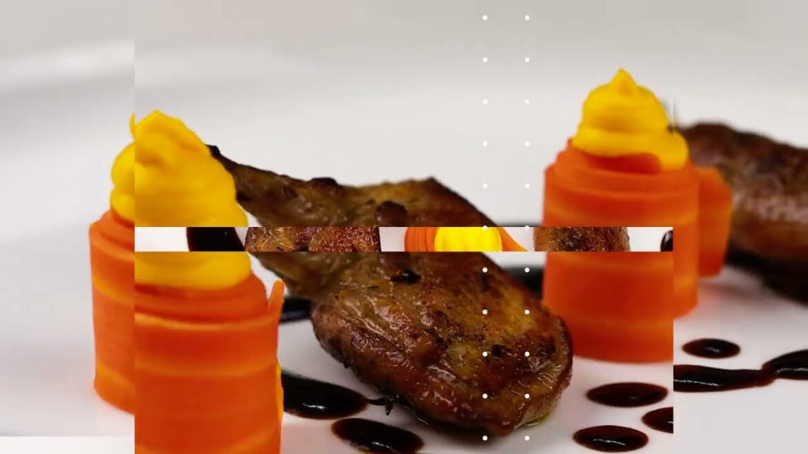 Quail with Carrot Trio & Orange Purée | Sous Vide & Fine Dining by Chef Mohamed Abdell