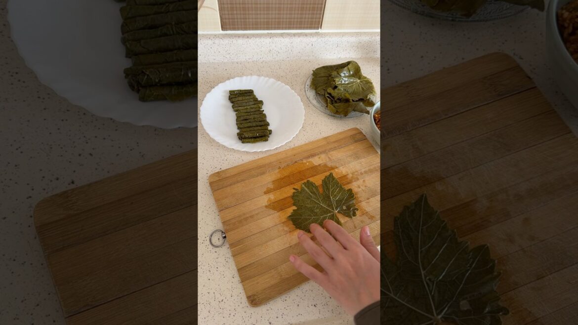 Best Turkish Stuffed Grape Leaves!