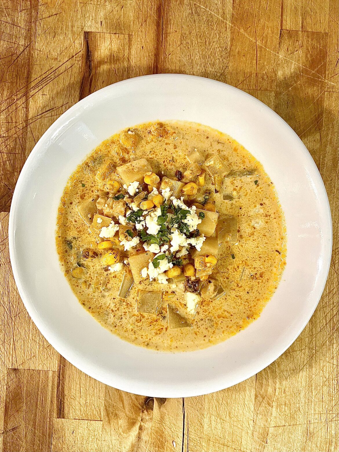 [OC] Mexican Street Corn Chowder