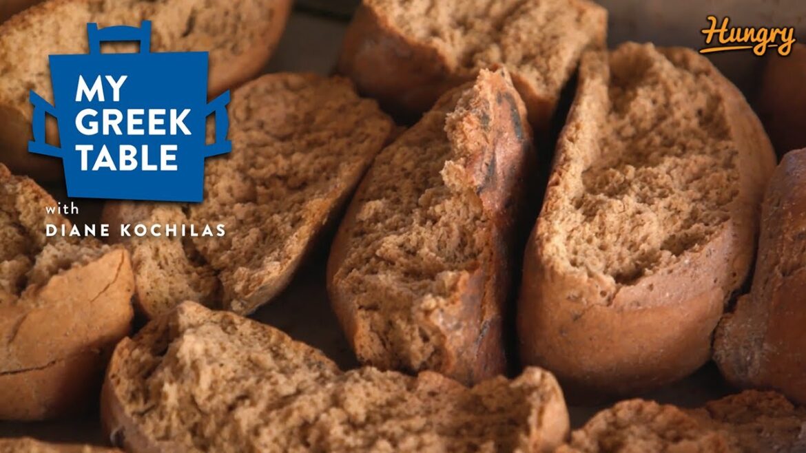 How to Make Paximadia Bread Rusks | My Greek Table with Diane Kochilas