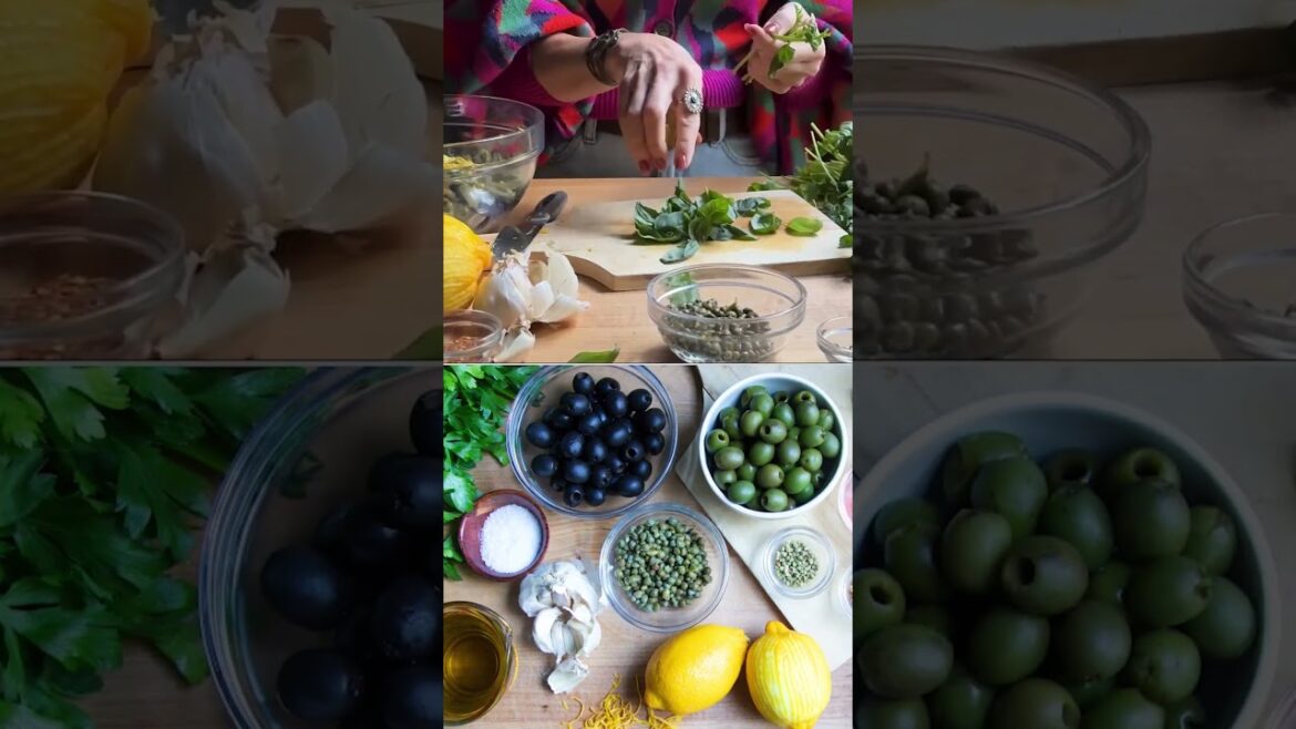 An easy recipe for Olive Tapenade