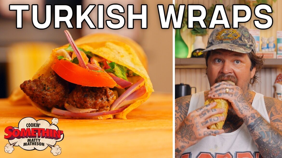 Matty’s Turkish-Style Kebab Wrap | Cookin' Somethin'