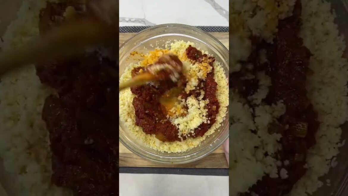 Another Turkish inspired lunch, a beautiful #kisir salad ♥️♥️♥️ #bulgur #bulgursalad #cookingasmr