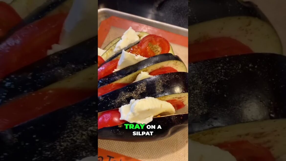 Chef Joe's Stuffed Eggplant: Easy Recipe! #shorts