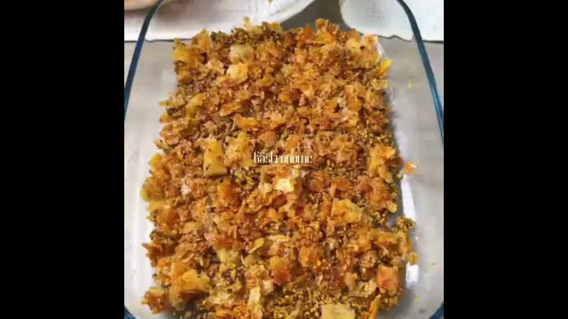 Muhalabia with Baklava