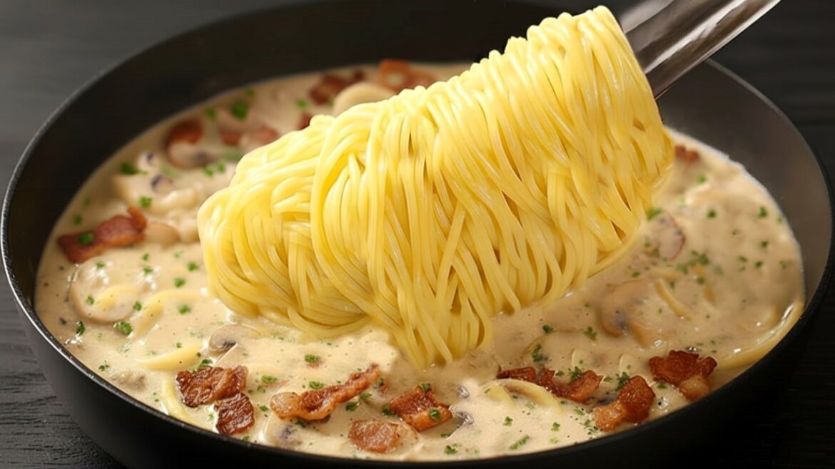 Das ist so lecker, dass man es jeden Tag kochen möchte! Pasta-Rezept in 15 Minuten.