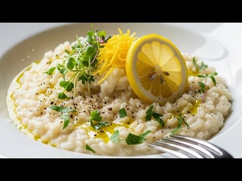 Risotto al Limone — zesty lemon, creamy Arborio Risotto al Limone — zesty lemon, creamy Arborio