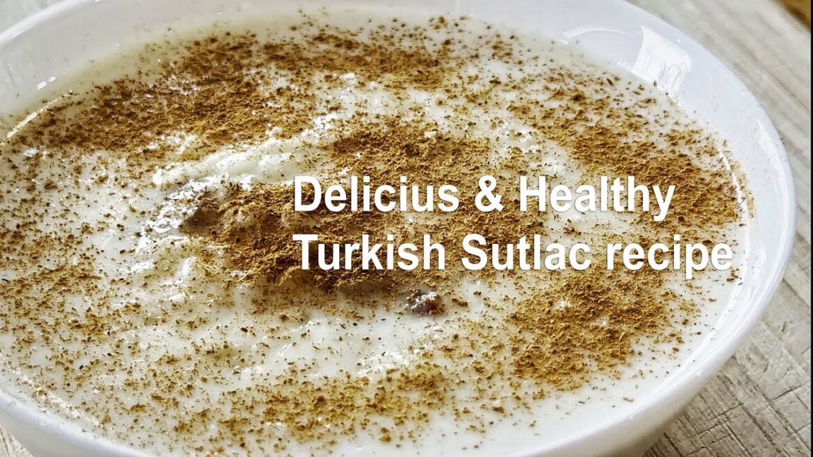 Healthy Turkish Sütlaç Recipe Sugar-Free Rice Pudding | Allulose, Goat Milk, Coconut & Medjool Dates