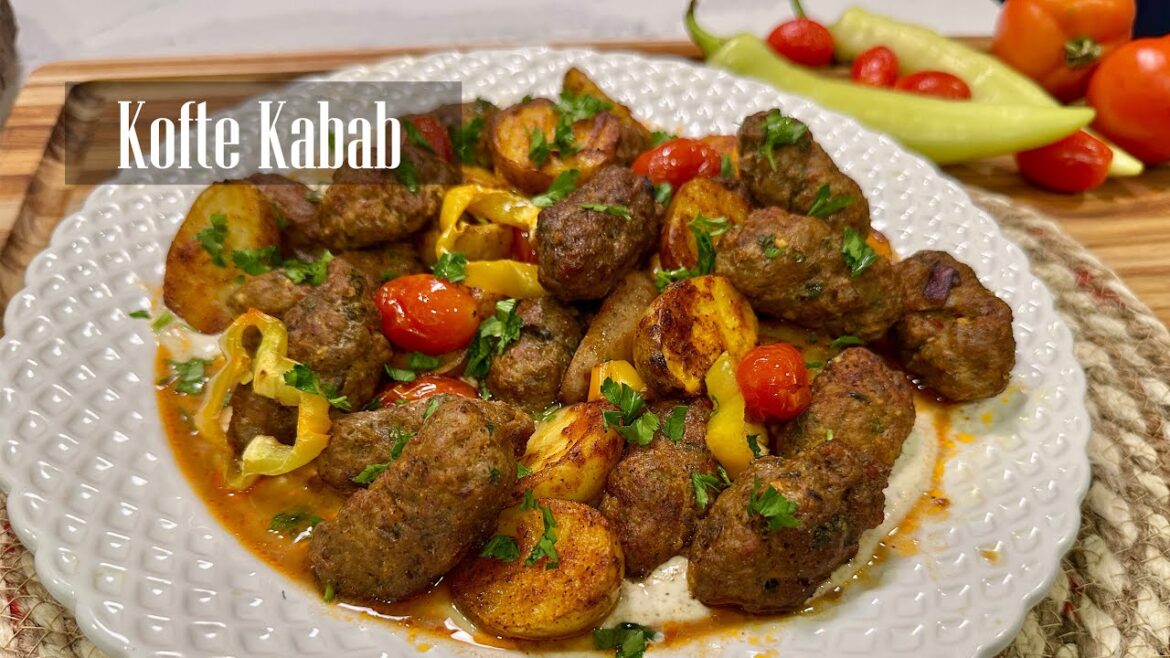 kofte Kababs and Potatoes with Tahini yogurt sauce || Oven Baked Kofte Kabab Recipe – RKC kofte Kababs and Potatoes with Tahini yogurt sauce || Oven Baked Kofte Kabab Recipe - RKC