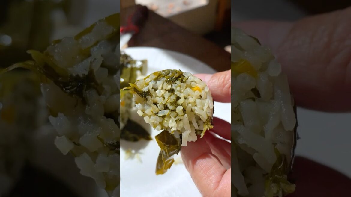 When I Crave Dolmas But Don’t Have Grape Leaves