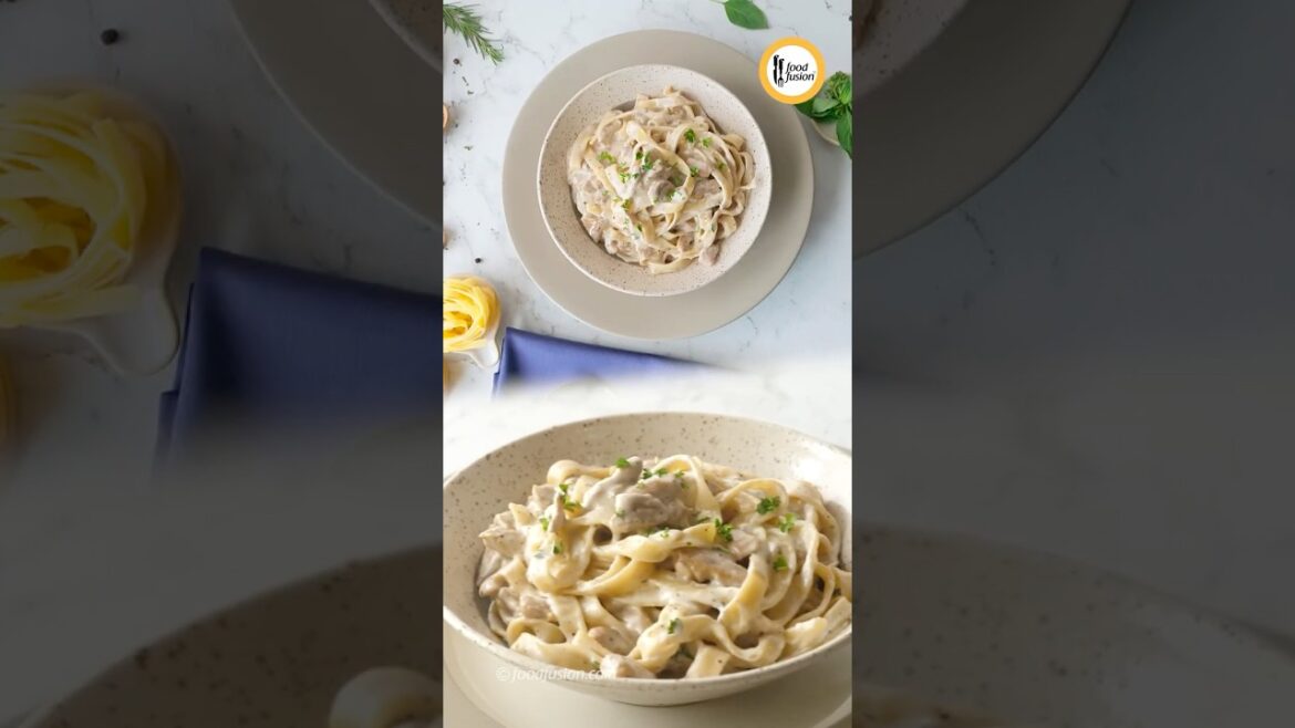 Cream Cheese Alfredo Pasta Recipe By Food Fusion