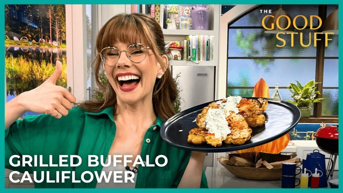 Mary Makes Her Grilled Buffalo Cauliflower Recipe | The Good Stuff with Mary Berg