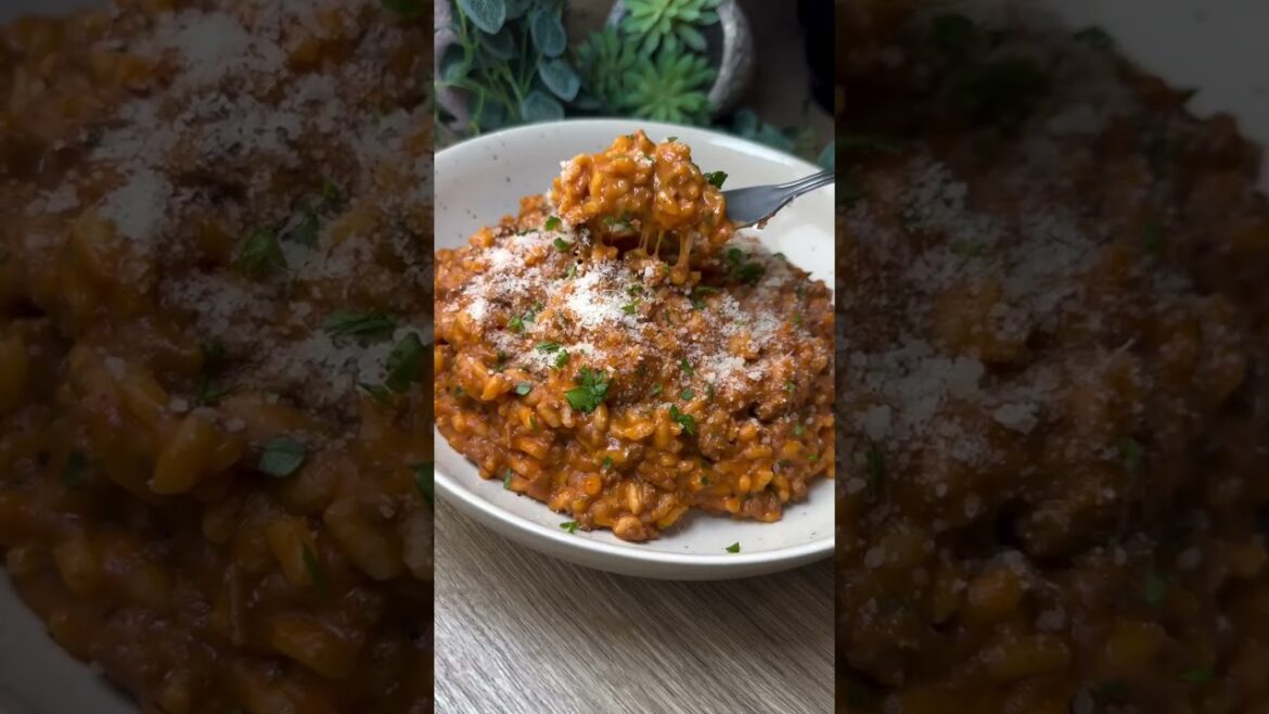 Creamy Bolognese Risotto Creamy Bolognese Risotto