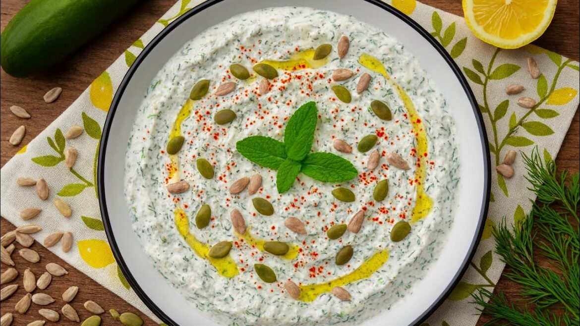 This Turkish Kuru Cacık Salad Is a Flavor Bomb of Yogurt, Cucumber, Dill & Garlic