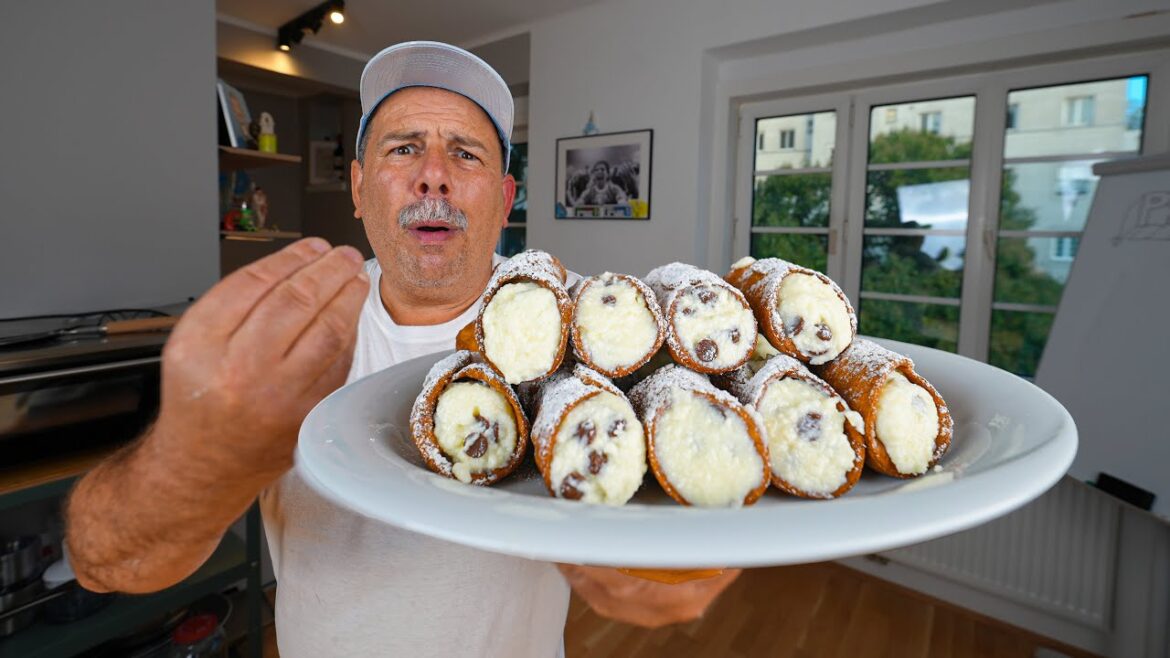 SO machst DU die leckeren Cannolo aus Sizilien zuhause in 30 Minuten!