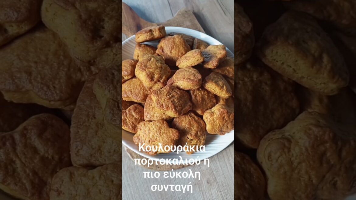 Κουλουράκια πορτοκαλιού ή πιο εύκολη και γρήγορη συνταγή!!