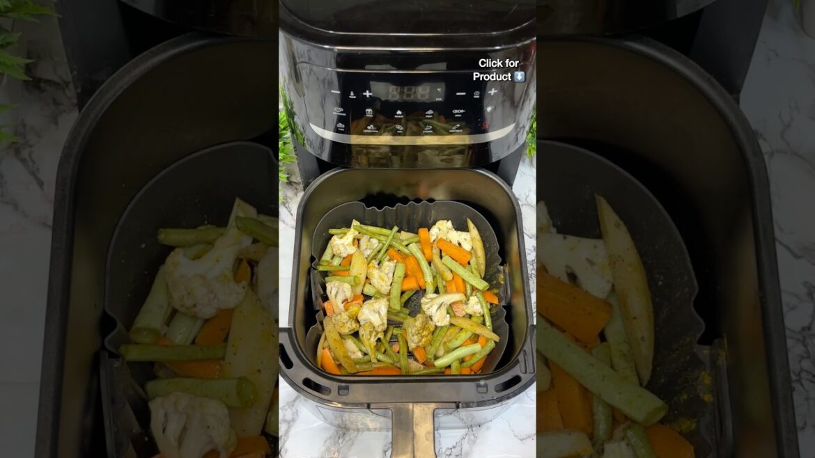 Air Fryer Mixed Veg Recipe | Healthy Veggies in 14 Minutes | Easy Air Fryer Recipe