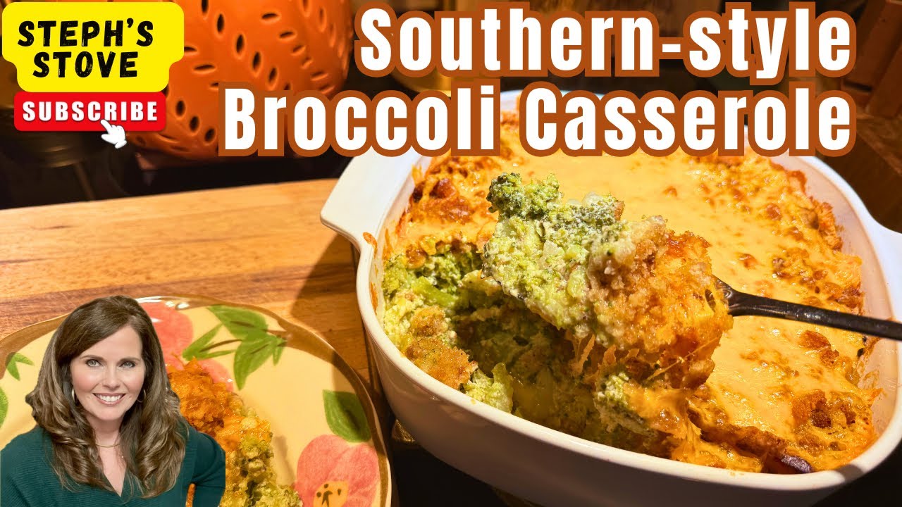 Southern Style Broccoli Casserole Creamy Cheesy Family Recipe