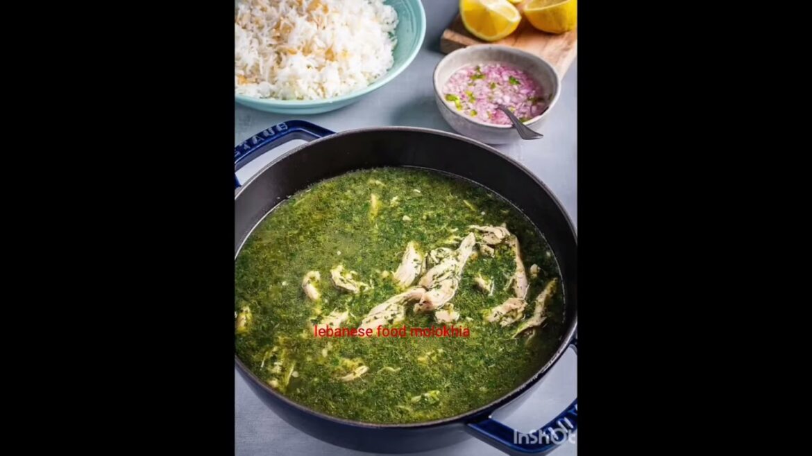 lebanese food molokhia