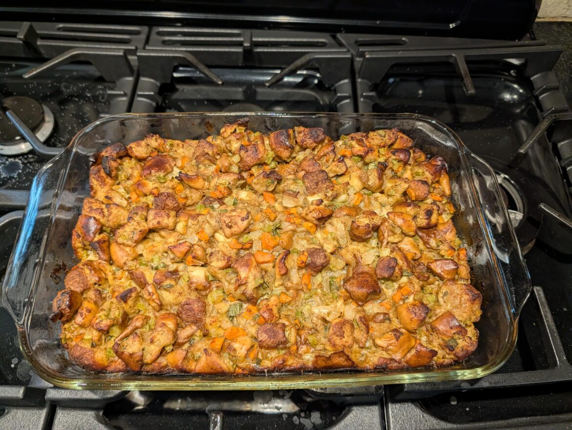 First time making stuffing First time making stuffing